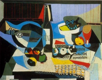 抽象的かつ装飾的 Painting - ラ・ブテイユ・ド・ヴァン 1925 キュビズム
